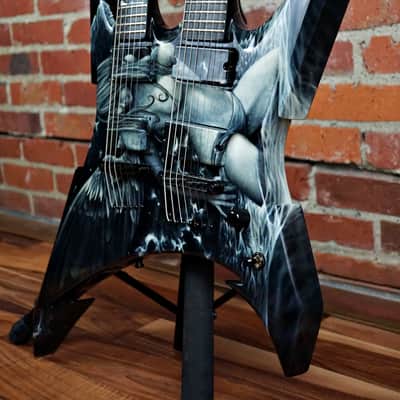 (Video Demo) Jackson USA Custom Shop Pablo Masterbuilt Double Neck 6 & 7 2009 Custom Graphic image 7