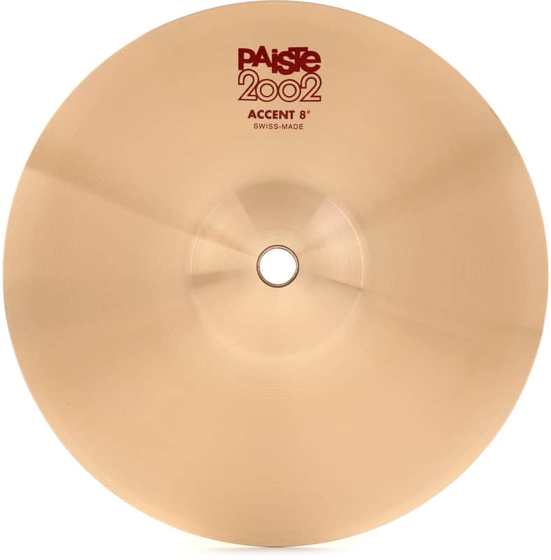 Paiste 8 inch 2002 Accent Cymbal - each image 1