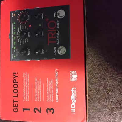 DigiTech TRIO Plus Band Creator + Looper 2010s - Black and FS3X Footswitch image 3