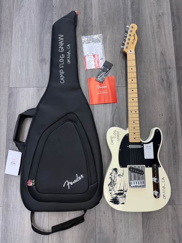 Fender Telecaster Camp Flog Gnaw Limited Edition SUPERVIP 2025 - White image 1