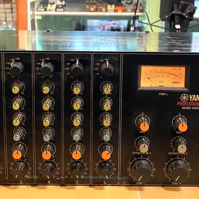 Yamaha M406 Professional Series 6-Channel Rackmount Mixer 1980s - Black image 1
