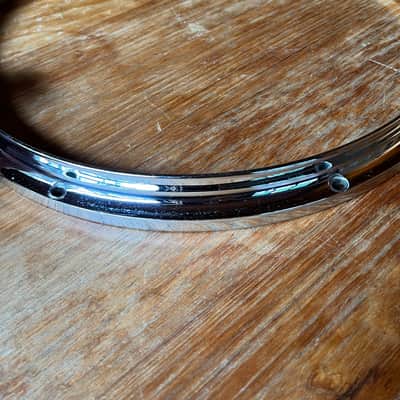 Ludwig No. 4160 16" Twin Channel Die-Cast 8-Lug Hoop 1980 - 1983 - Chrome image 9