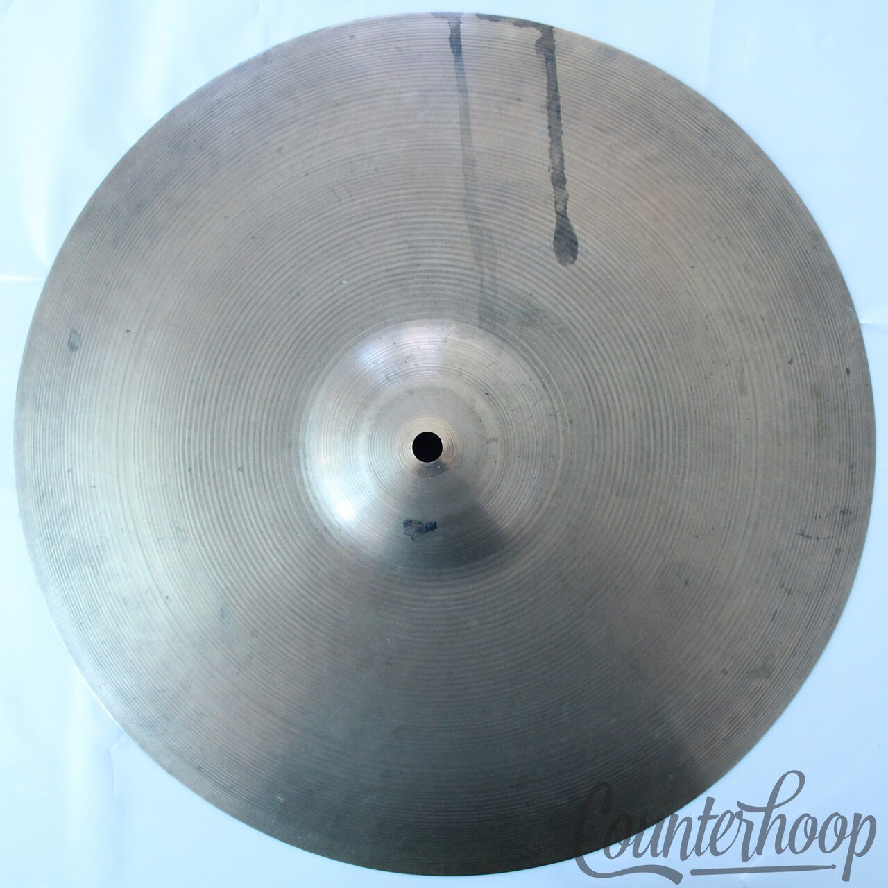 Zildjian 14"Hi-Hat/Crash Vintage40s 566g Paper-Thin B20 Avedis Top/Bottom Cymbal — main photograph