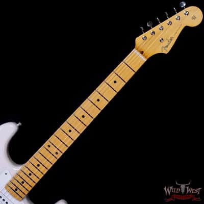 Fender Custom Shop Vintage Custom '55 1955 Hardtail Stratocaster Time Capsule Package Aged White Blonde 7.30 LBS image 4