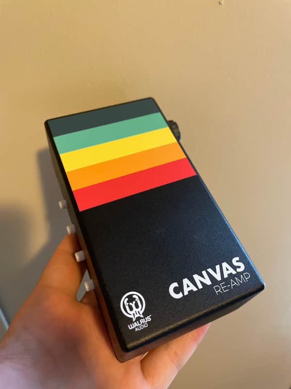 Walrus Audio Canvas Passive Re-Amp Unit 2023 - Present - Black w/ Rainbow Graphic image 1