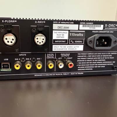 Musical Fidelity X-DAC v8 (preowned) Excellent Condition image 5