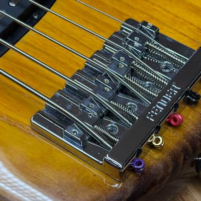 Fender American Deluxe Dimension Bass V Violin Burst image 6