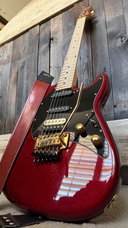 Ernie Ball Music Man Cutlass 2024 - Red Punch Sparkle image 1