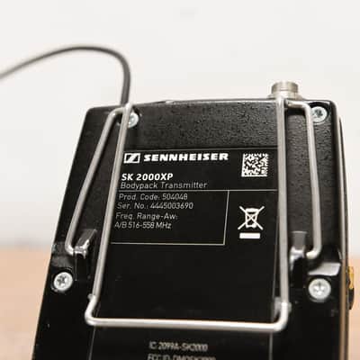 Sennheiser SK 2000XP Wireless Belt Pack Transmitter 516-558 MHz CG015A8 image 5