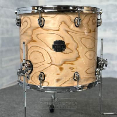 Mapex Saturn VI Rock 4pc Drum Set 22/10/12/16 Exotic Natural Burl image 4