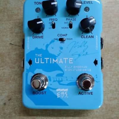 EBS Billy Sheehan Ultimate Signature Drive Pedal w/ Original box & paperwork image 3