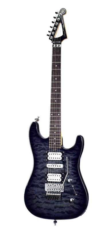 CLEARANCE/PRICE DROP** - Authentic Floyd Rose International 3 Series Electric Guitar - Trans Black image 1