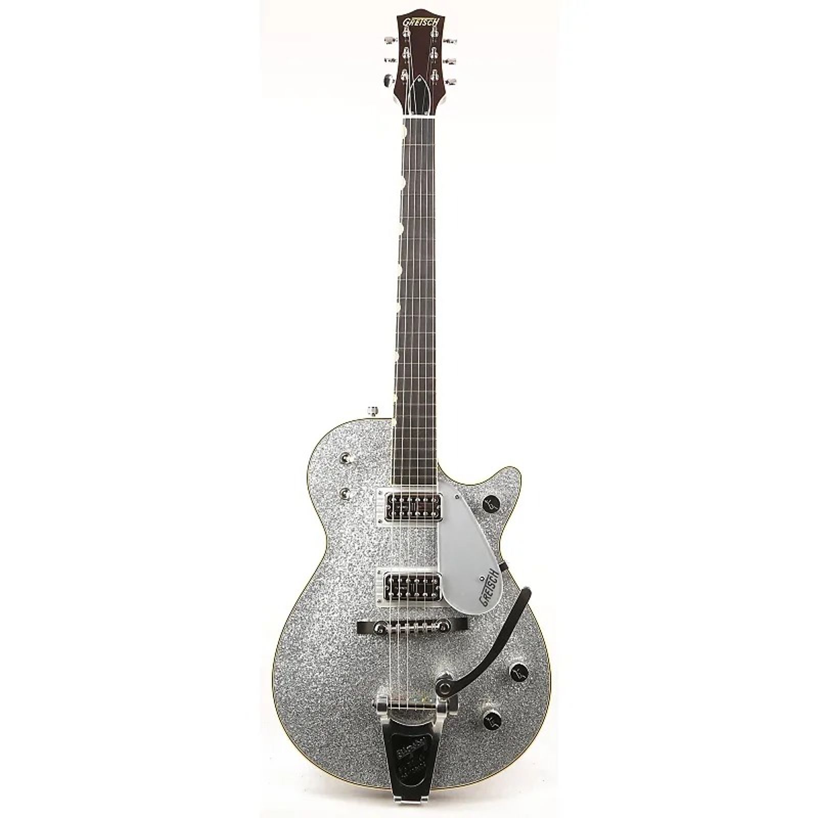 Gretsch G6129T-59 Vintage Select '59 Silver Jet with Bigsby | Reverb