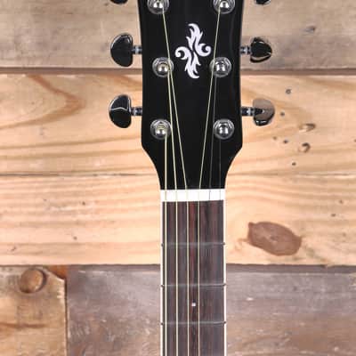 Yamaha APX600 Thinline Acoustic/Electric Guitar Oriental Blue Burst image 6