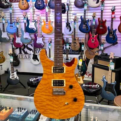 PRS SE Custom 24, 25th Anniversary 2009 Made In Korea Vintage Yellow with Deluxe Case - Pre Owned image 3