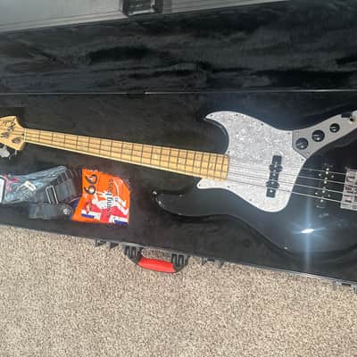 Fender US Geddy Lee Artist Series Signature Jazz Bass (2016) Black image 1