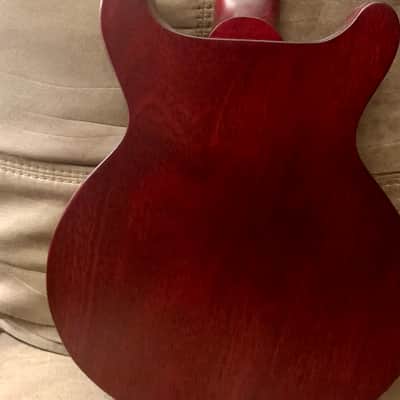 Gibson Les Paul junior tribute DC Bass lefty left handed 2021 Worn Cherry image 12