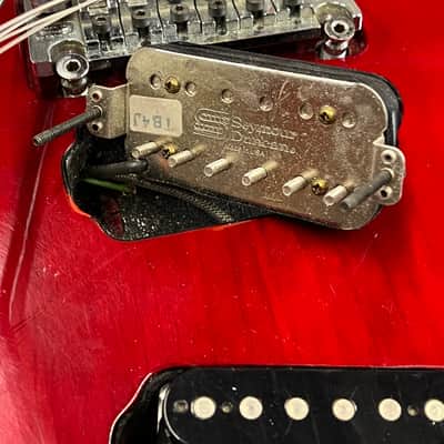 1993 Hamer USA Diablo - Translucent Red w/Original Hardshell Case image 18