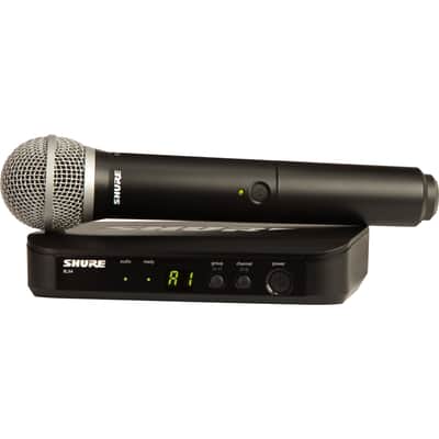Shure BLX24/PG58 Wireless Handheld Mic System (Freq: H10) image 2
