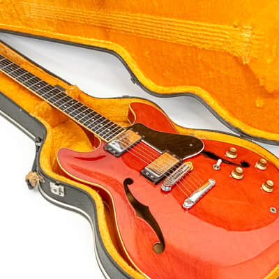 1980 Yamaha Super Axe SA1000 Semi-Hollow Electric Guitar with Case – Cherry image 15