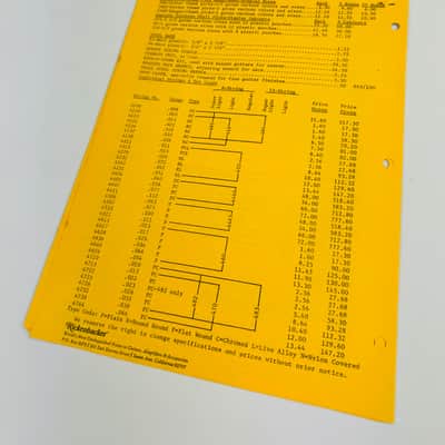 Rickenbacker Dealer Price List 1971 image 2