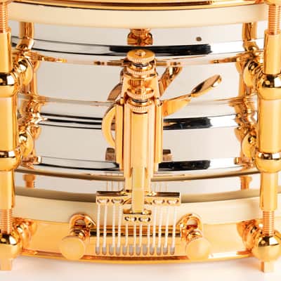 AK Drums Nickel Over Brass Dresdner Type Orchestra Model / Nickel Plated DeLuxe repro Copper Finish 5"x14" image 2