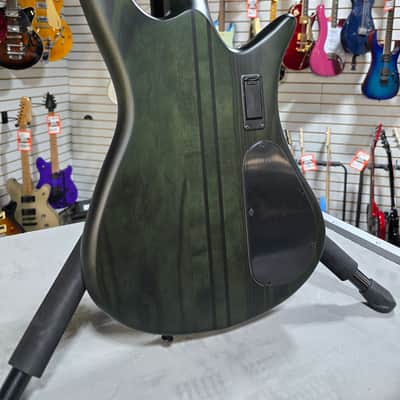 Spector NS Dimension 4 Left-Handed Bass Guitar - Haunted Moss Matte w/Gig Bag #996 image 7
