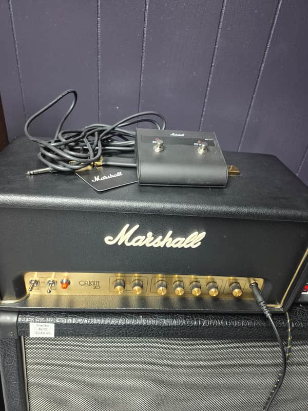Marshall Origin ORIGIN20H 20-Watt Tube Guitar Amp Head 2018 - Present - Black image 1