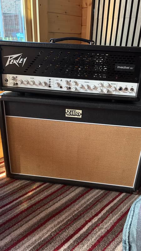 Peavey invective 120 Misha Mansoor Signature 3-Channel 120-Watt Guitar Amp Head 2017 - Present - Black image 1