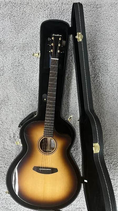 Breedlove Artista Pro Series Concerto CE Acoustic Electric Guitar, Burnt Amber image 1