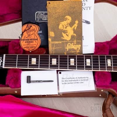 2020 Gibson Custom Shop Historic 1964 Gibson ES-335 VOS Vintage Burst w/ Case, Tags, CoA image 20