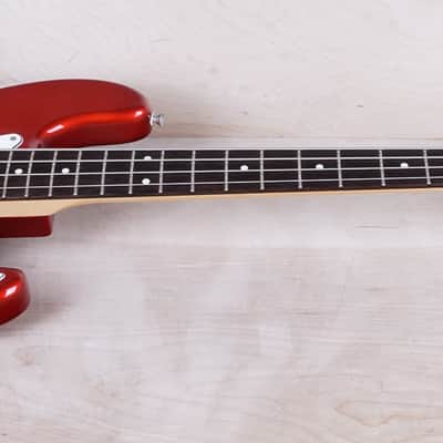 FGN J-Standard Bass 2011 Candy Apple Red Fujigen Made in Japan MIJ w/ Bag image 2