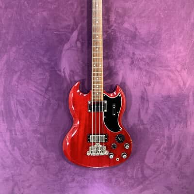 Orville by Gibson EB-3 SG Short-Scale 1996 - Heritage Cherry image 1