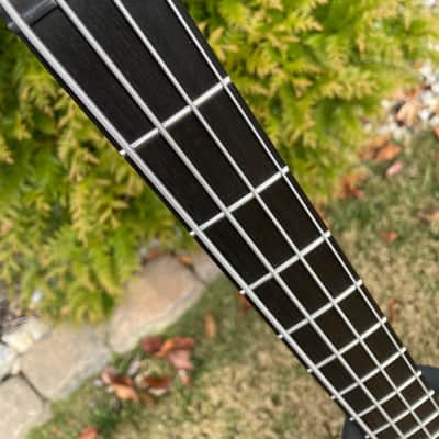 Warmoth Jazz Bass; Luthier-built in 2015; Natural walnut/wenge/ebony; Bartolini Active EQ; NICE! image 7