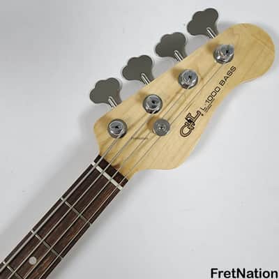 G&L CLF L-1000 4-String Bass Old School Tobacco Sunburst USA MFD okoume 9.20lbs CLF2205197 image 11