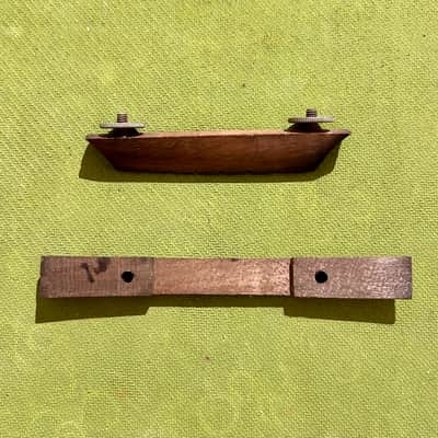 Vintage 1960s Harmony Rocket Wooden Bridge image 3