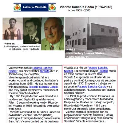 Vicente Sanchís Casa Ricardo Sanchís Flamenco Old image 10