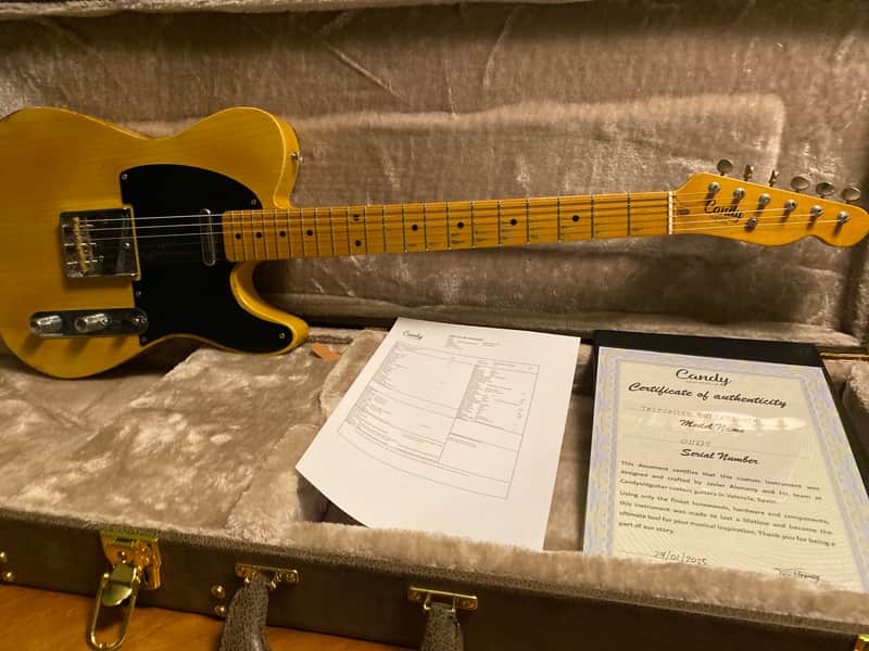 Candy Old Guitar Telecaster Butterscoth 50s image 1