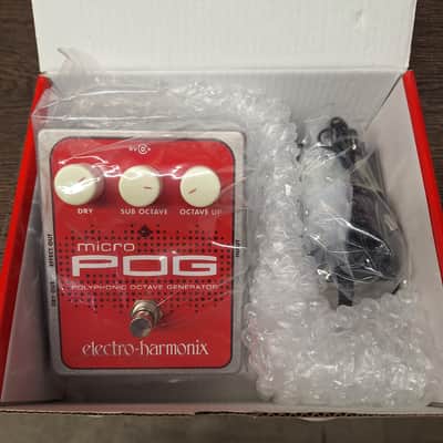Electro-Harmonix Micro POG Polyphonic Octave Generator 2007 - Present - Red / Gray image 1