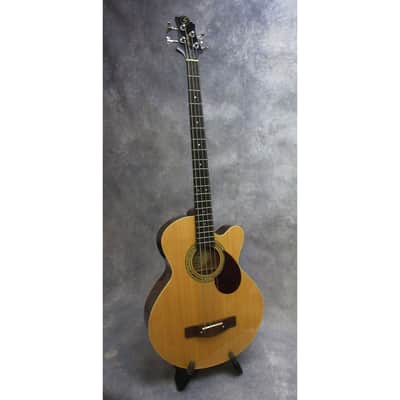Greg Bennett Design by Samick Samick AB-2 Acoustic 4-string Bass - w/case – Natural Finish image 1