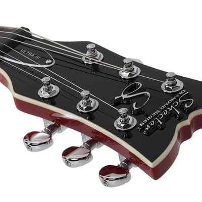 Schecter Ultra III Electric Guitar - Vintage Red image 9