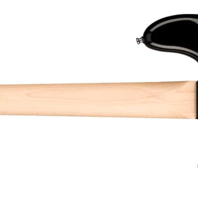 Squier Mini Precision Bass - Laurel Fingerboard - White Pickguard - Black image 2