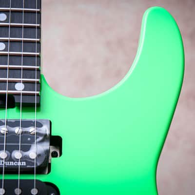 JACKSON USA Custom Shop Dinky HSH Floyd "Neon Green + Ebony" (2026) image 8