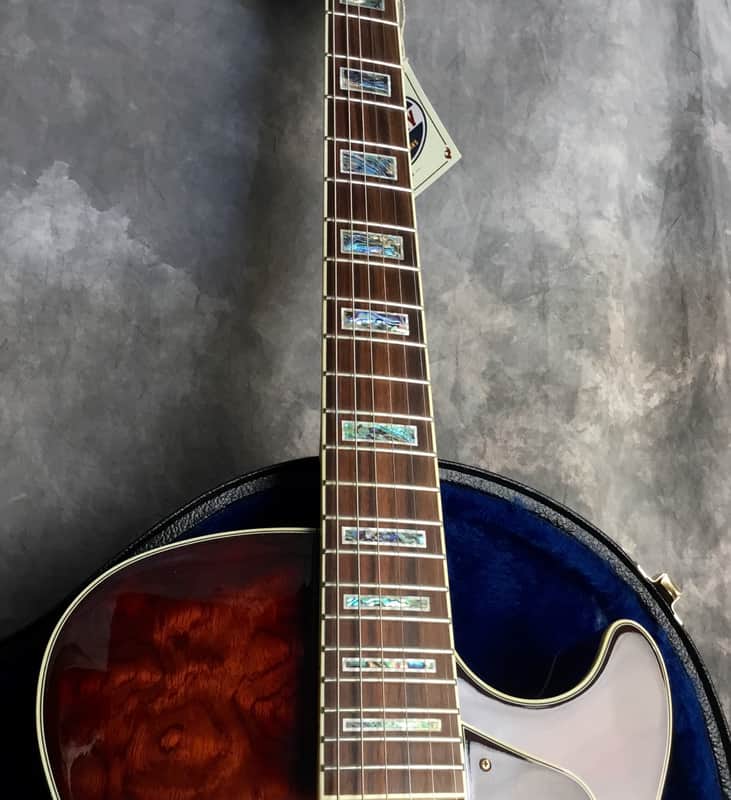 Ibanez Exceptional Ibanez Artcore AG95 DBS 12 01 Abalone Quilted