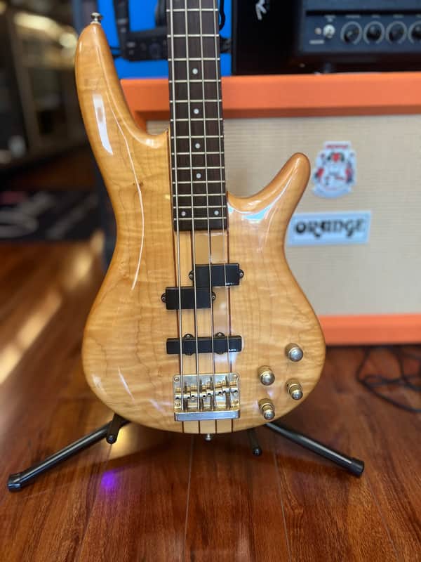 Ibanez SR1200-BT Standard Soundgear Bass 1997 - Butterscotch Transparent image 1