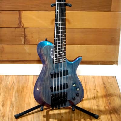 Kiesel Zeus Buckeye Burl Top, Purple Color Shift, Glow in Dark