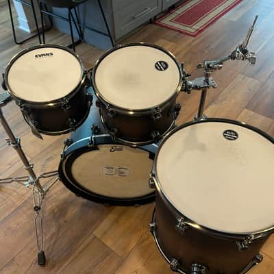 NATAL ORIGINALS WALNUT DRUM KIT, VINTAGE BURST image 5