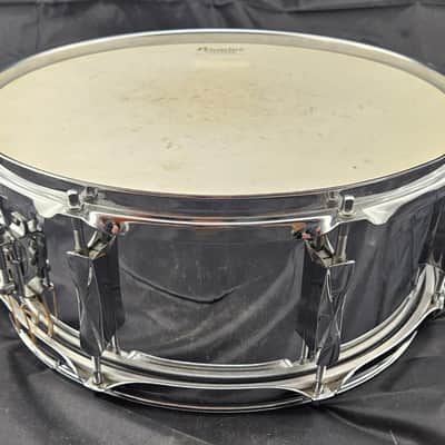 Premier Steel Snare Drum 14x5 8-Lug 1980s-1990s - Chrome image 2