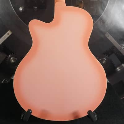 Crescent YMG PK - Pink Burst Cutaway Acoustic Guitar image 11