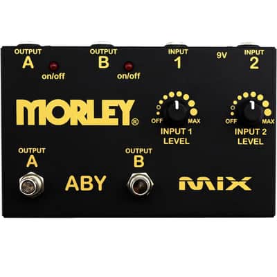 MORLEY ABY MIX-G GOLD ABY MIXER SELETTORE E COMBINATORE PER CHITARRE STRUMENTI AMPLIFICATORI image 2